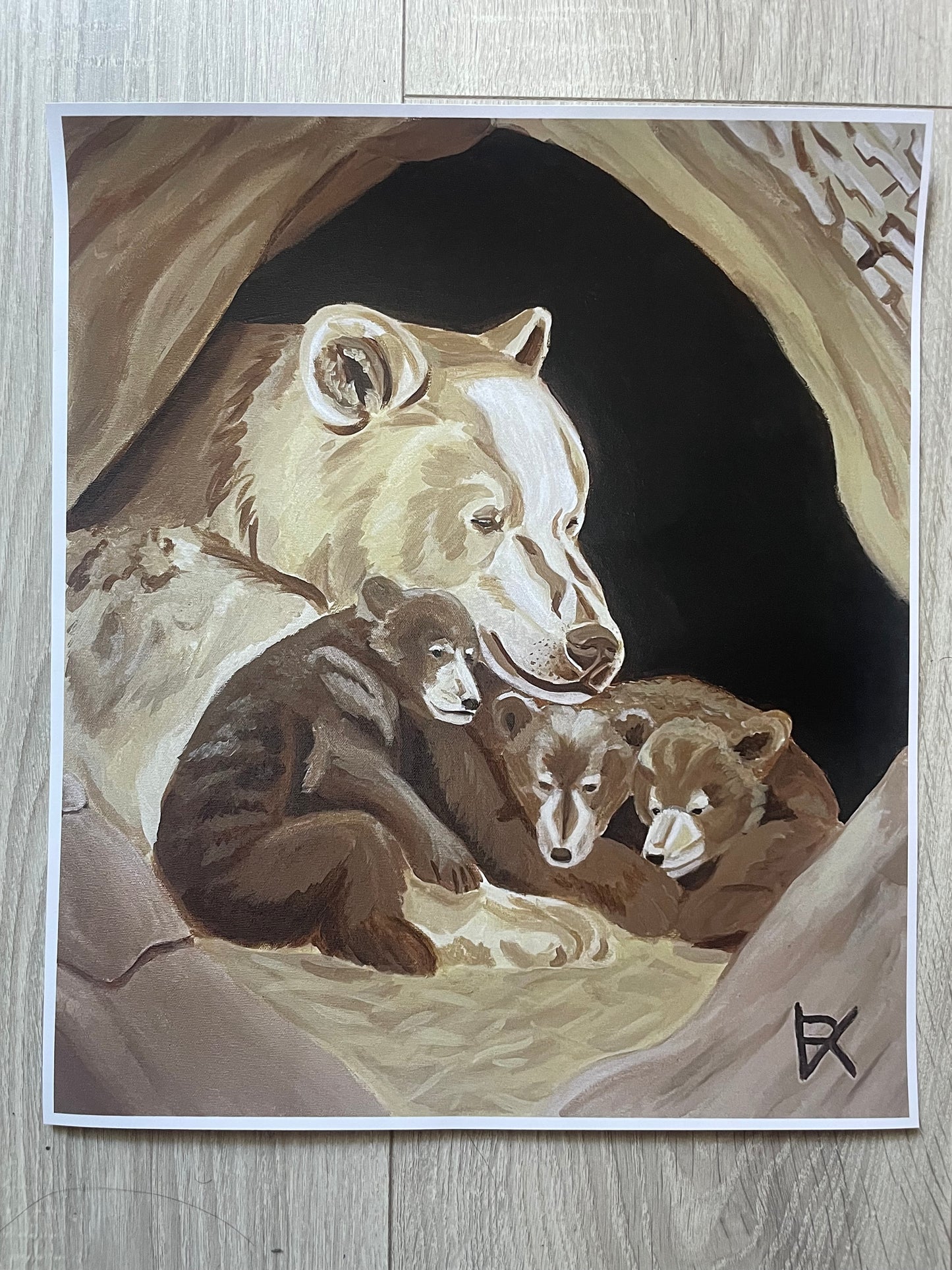 Mama bear - art print