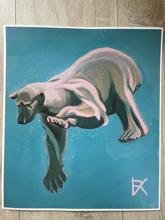 Arctic adversity - art print