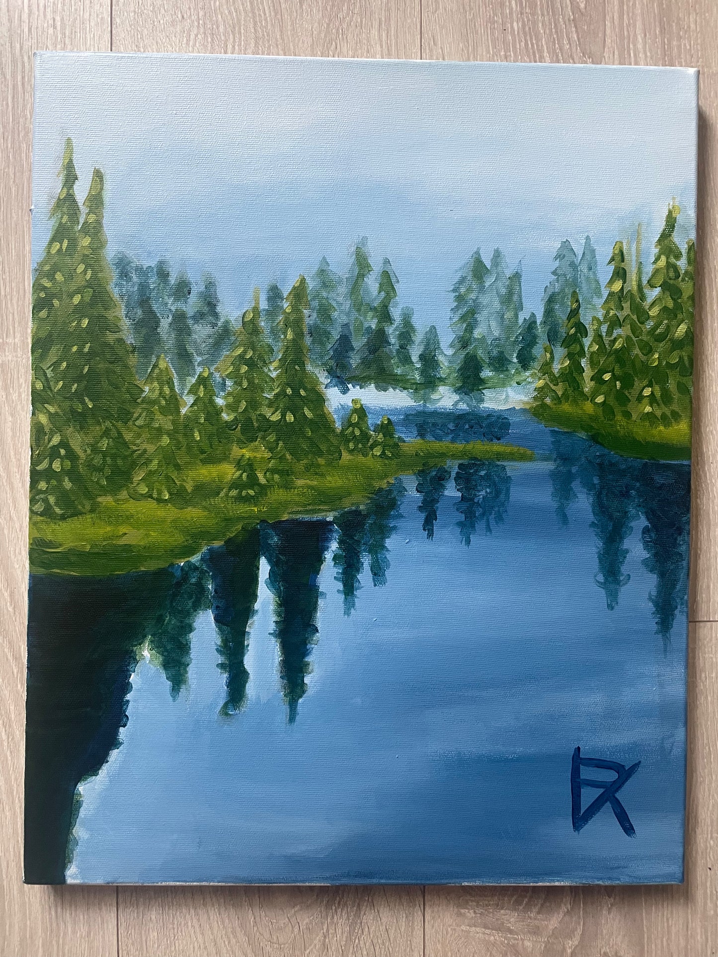 Lost in the fog -original artwork
